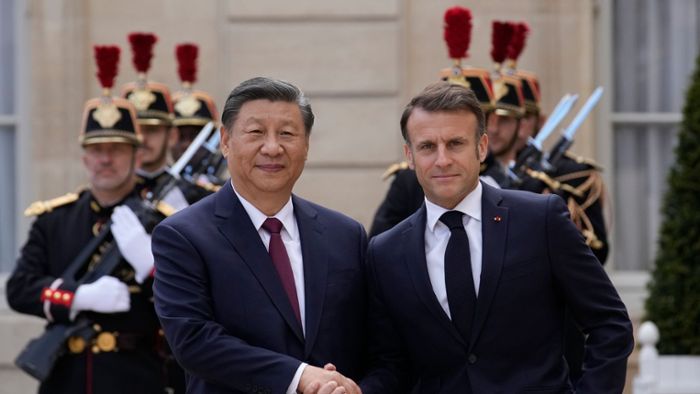 Von der Leyen und Macron: Kooperation mit China wichtig