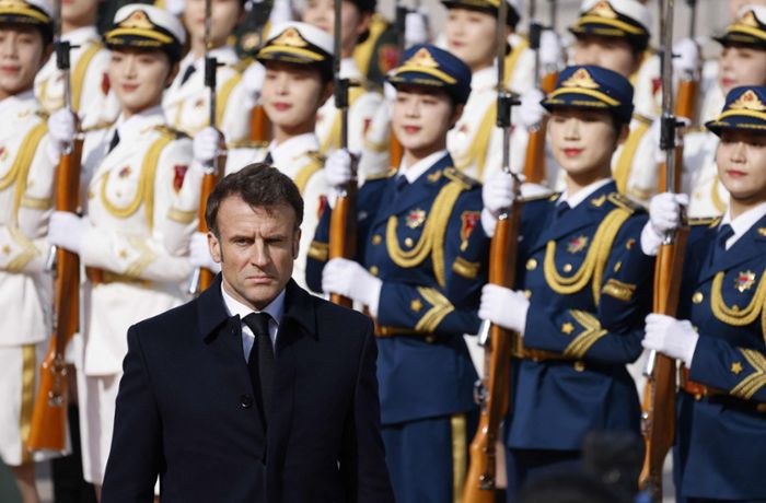 Macron und von der Leyen  bei Xi: Europa spricht in Peking mit mehreren  Stimmen