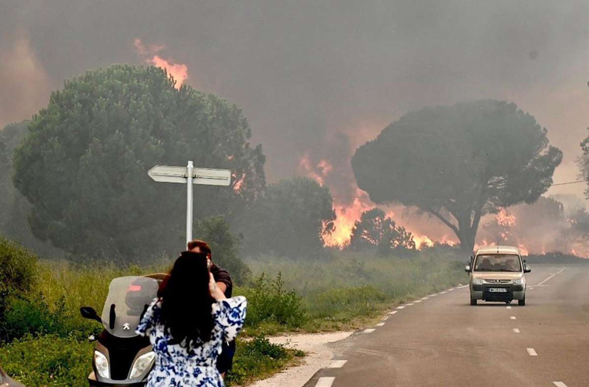 Wo brennt es in Frankreich?