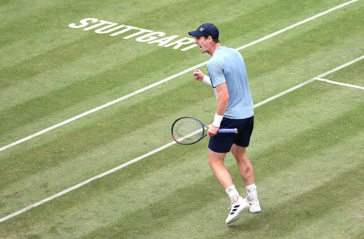 Boss Open in Stuttgart: Andy Murray nach Leistungssteigerung im Achtelfinale