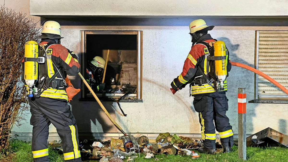 Küchenbrand: Die Weiler Feuerwehr musste ausrücken.