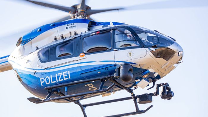 Polizei fasst Autofahrer nach Verfolgungsjagd mit Hubschrauber