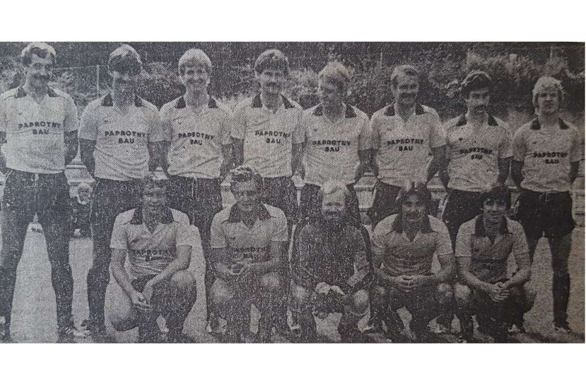 Die Aidlinger Mannschaft vor der Saison 81/82