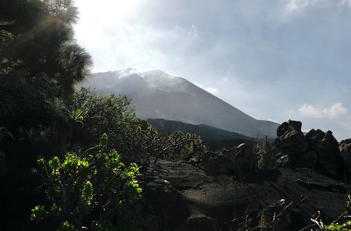 Der Vulkan Cumbre Vieja, an dem Tag, an dem seine Eruption offiziell für beendet erklärt wurde Foto: dpa/Cézaro De Luca