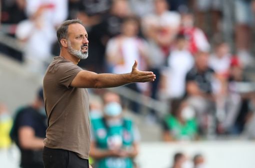 Der Trainer gibt vor dem Spiel in Bochum die Richtung vor: Pellegrino Matarazzo will eine energiegeladene Elf des VfB Stuttgart sehen. Foto: dpa/Tom Weller
