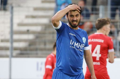 Der gesperrte Offensivmann Mohamed Baroudi fehlt den Kickers im Oberliga-Nachholspiel beim  FC Nöttingen. Foto: Baumann/Hansjürgen Britsch