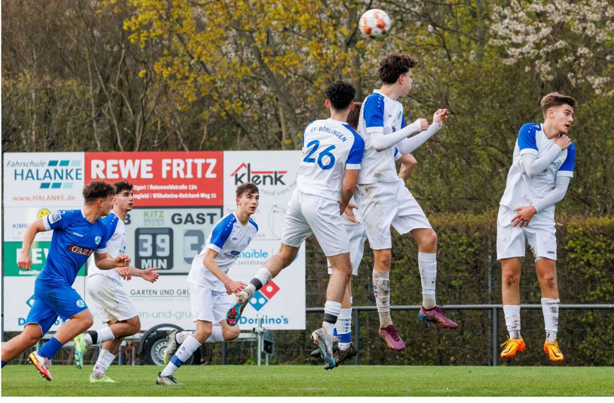 Fußball-WFV-Pokal A-Junioren: SV Böblingen liefert Stuttgarter Kickers im Halbfinale einen großen Kampf