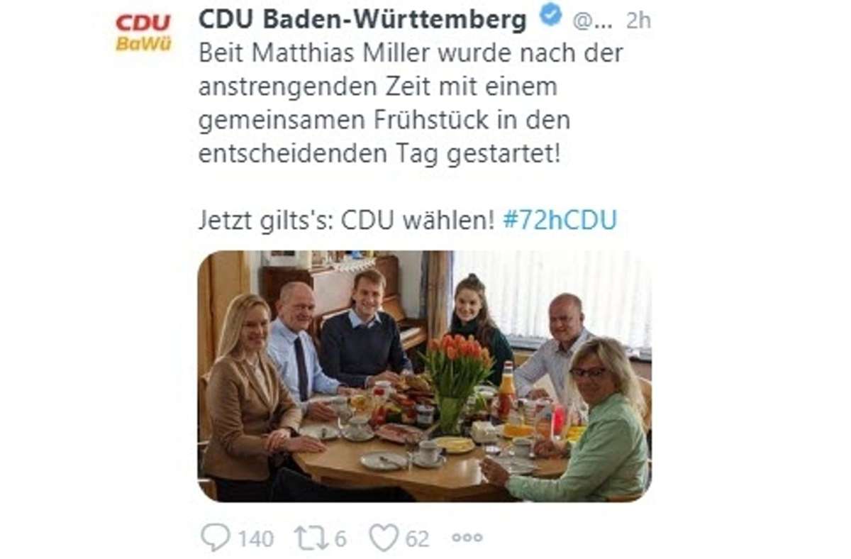 CDU-Kandidat Matthias Miller: Aufregung um Frühstücks-Tweet