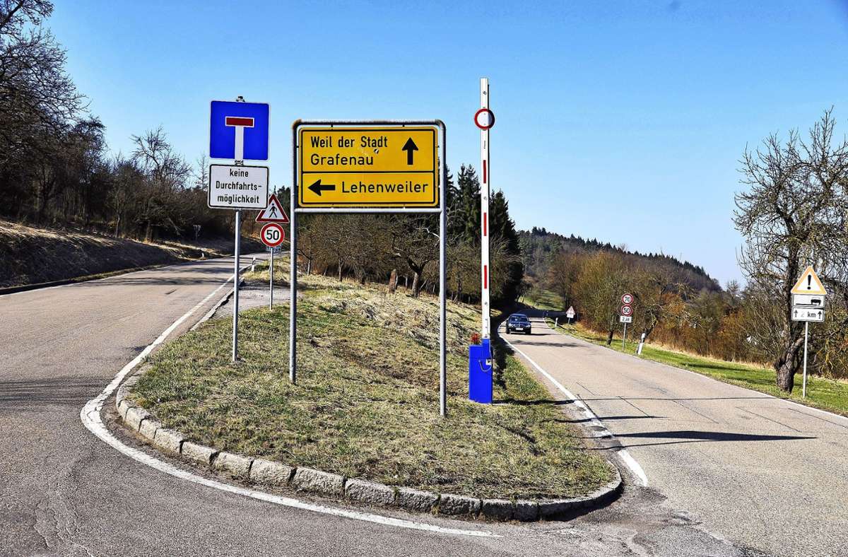 Straße zwischen Aidlingen und Grafenau: Amphibienschranke wird wieder aktiviert