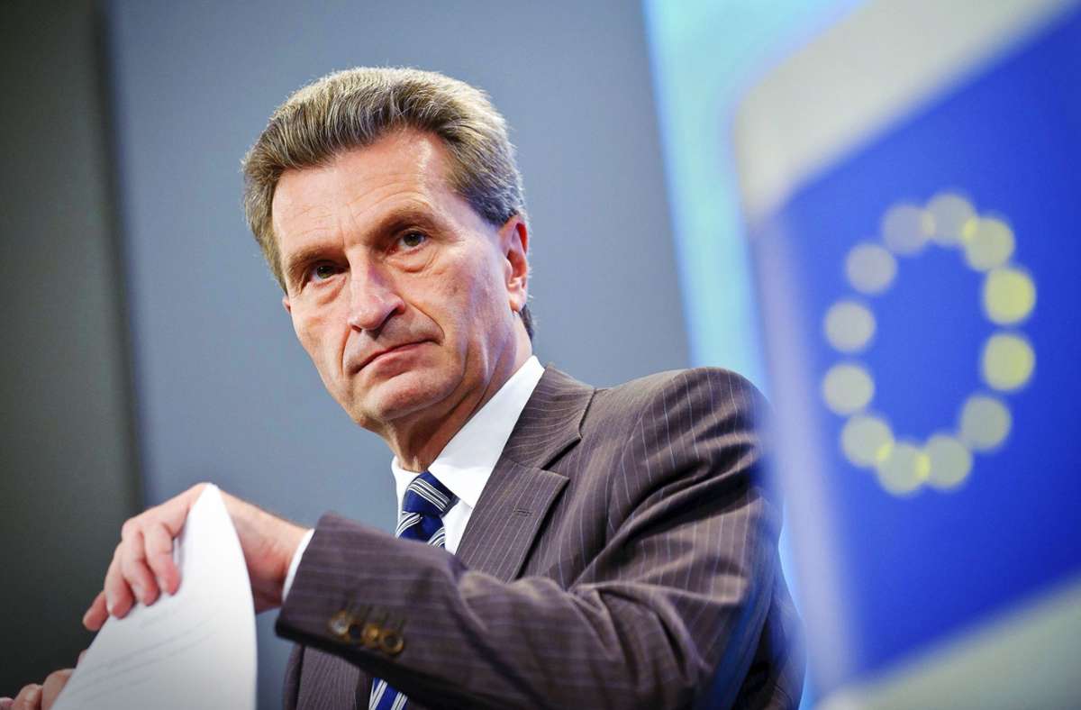 Schulden der EU: Oettinger: „Für mich ist das ein Sündenfall“