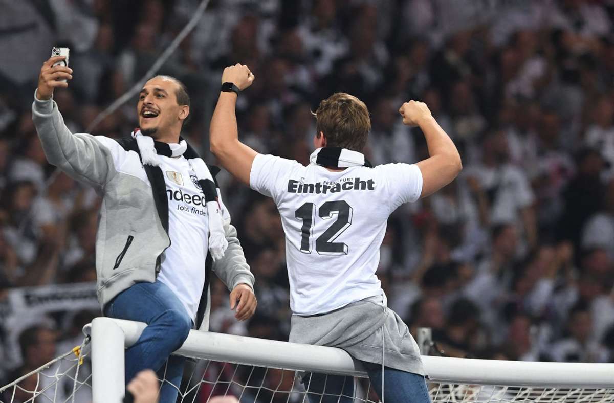 Eintracht Frankfurt in der Europa League: Die emotionalsten Bilder der Frankfurter Fußballnacht
