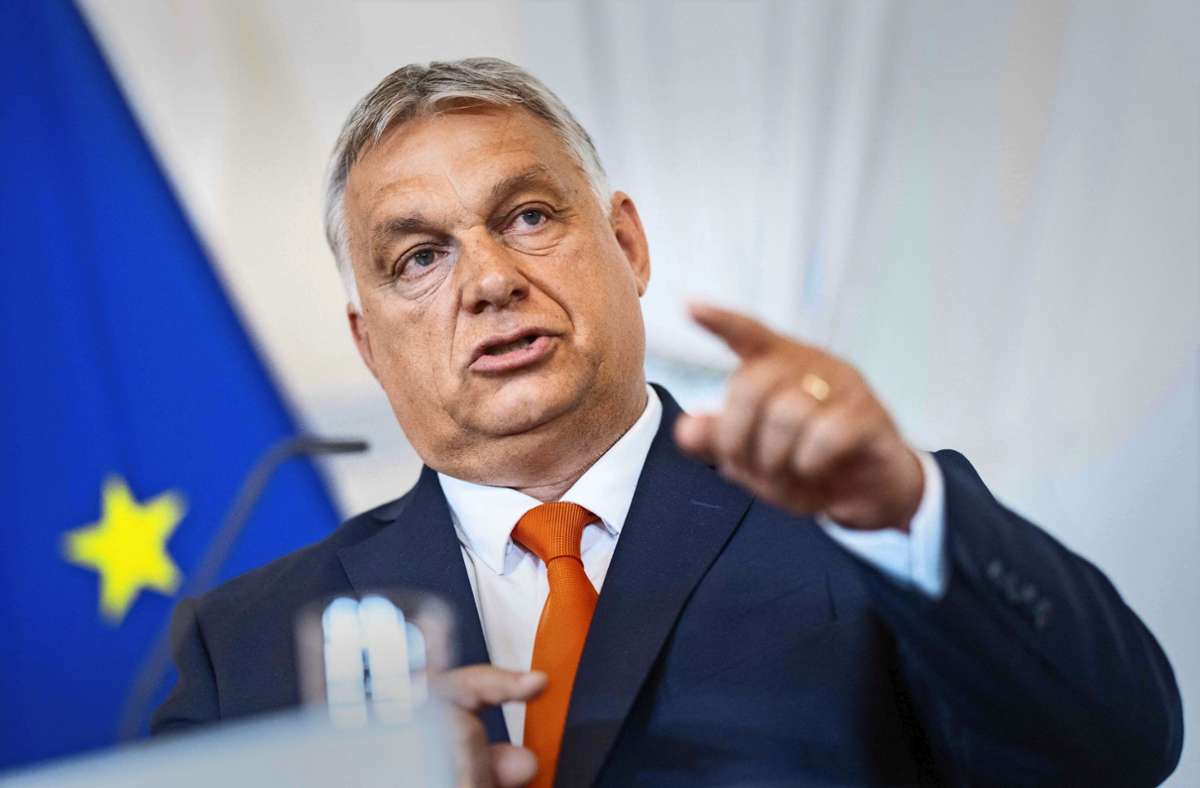 Ungarns Präsident  Viktor Orbán Foto: AFP/GEORG HOCHMUTH