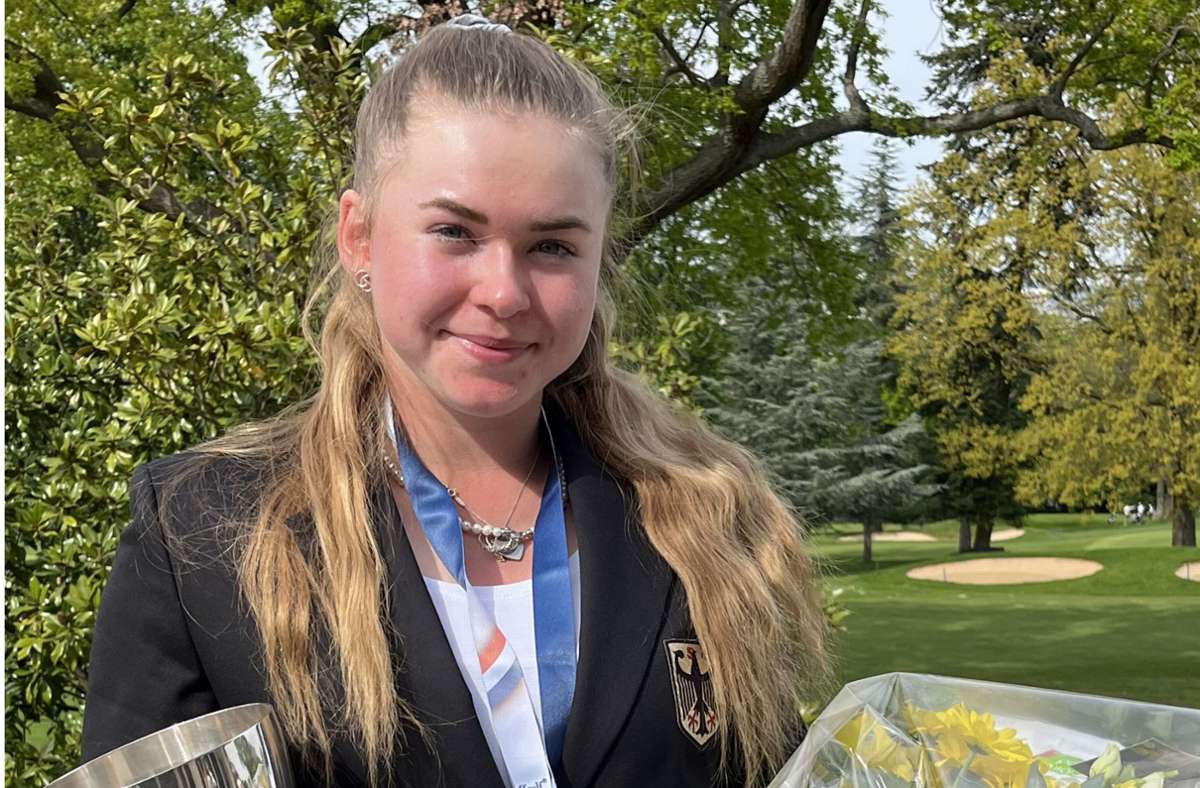 Golf: Der bislang größte Erfolg für Katharina Anglett