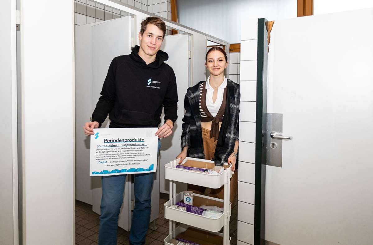 Nach Pilotversuch in Sindelfingen: Jugendliche fordern kostenlose Menstruationsprodukte