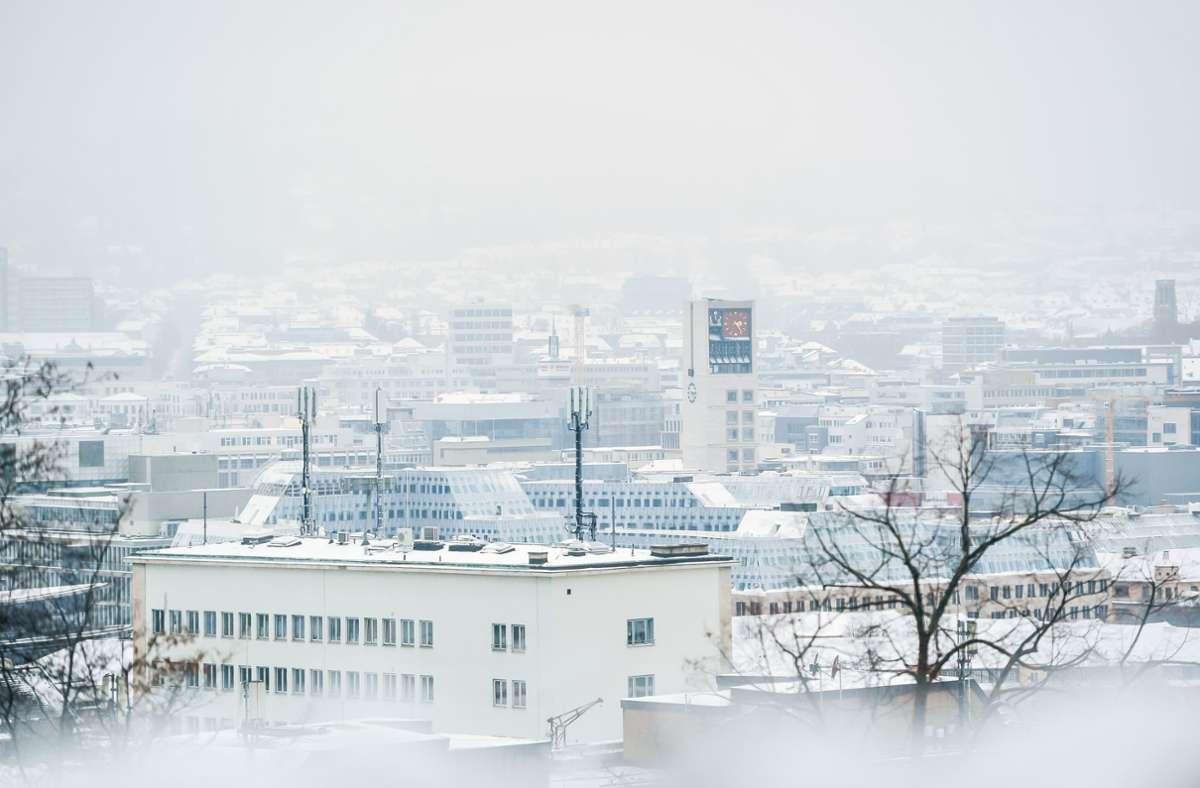 Im Februar zeigte sich  Stuttgart unter einer Schneedecke. Foto: Lichtgut/Max Kovalenko