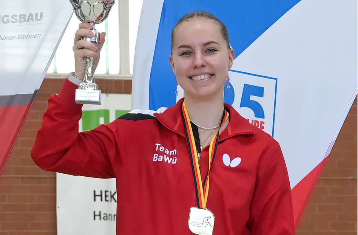 Tischtennis bei der SV Böblingen: Annett Kaufmann wird gleich zweimal deutsche Meisterin in der U19