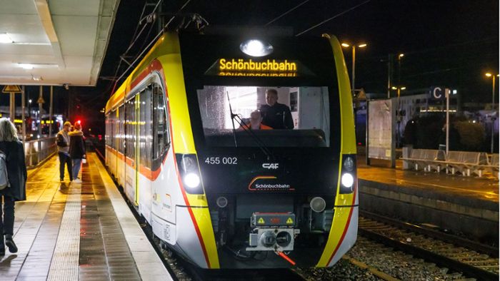 Schönbuchbahn in Böblingen: Die E-Züge kommen deutlich später