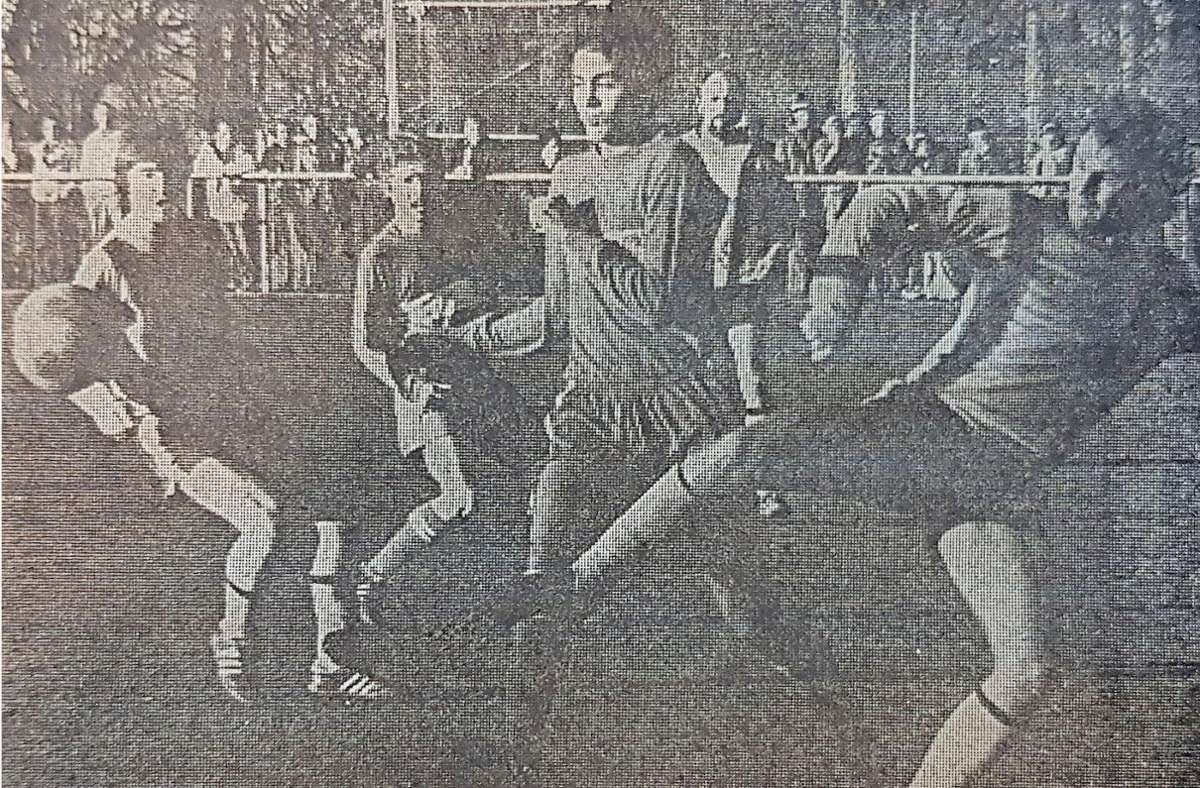 Fußball im Dezember 1974: Als  Aidlingen einmal die Amateure des VfB Stuttgart besiegte