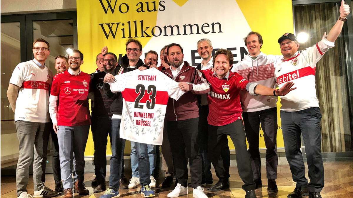 VfB Stuttgart: Der VfB begeistert seine Fans – auch die in Brüssel