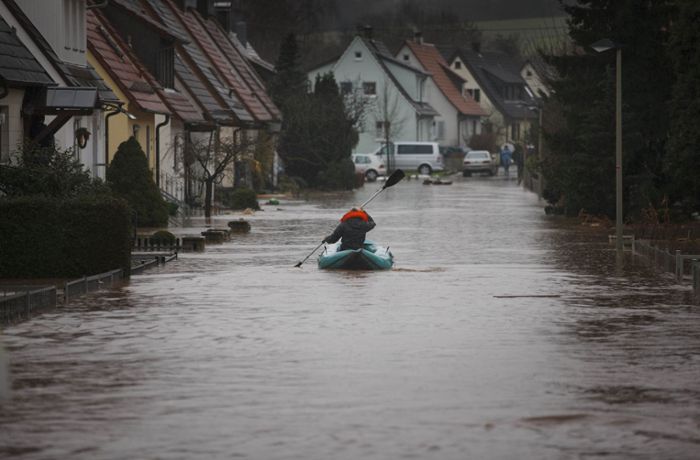 Baustart in  Oppenweiler: Ein Riesenbecken gegen das Hochwasser