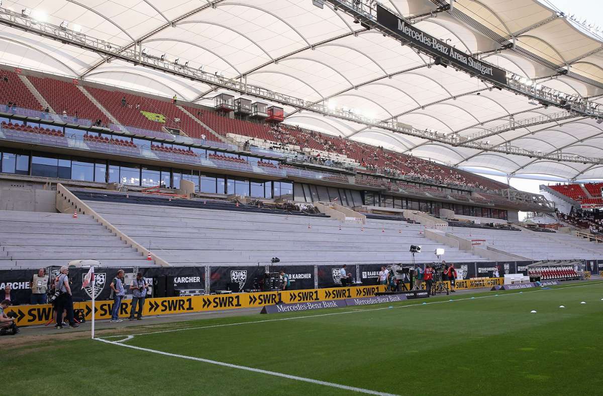 Für den Bau der neuen Haupttribüne (Gesamtkosten: 130 Millionen Euro) fallen für den VfB Stuttgart rund 55 Millionen an. In unserer Bildergalerie blicken wir ausführlich auf den Geschäftsbericht des VfB Stuttgart.