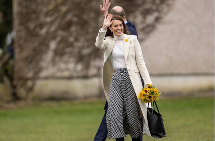Prinzessin Kate: Ihr Hahnentritt-Rock ist ein günstiges Teil