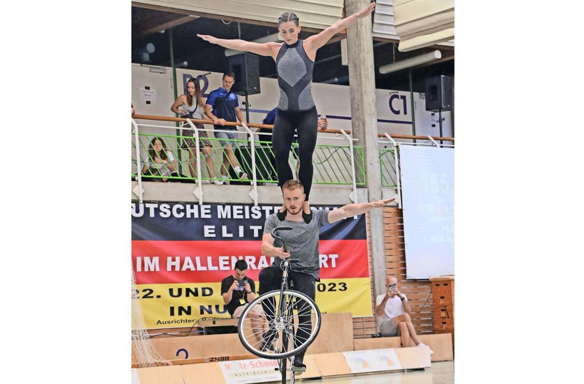 Kunstrad-DM in Nufringen: Zweimal Silber und einmal Bronze für Sportler aus dem Kreis Böblingen