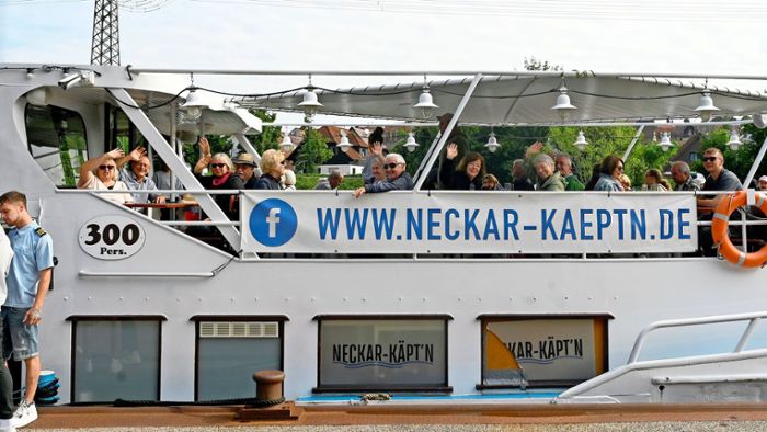 Ausflugstipp im Kreis Ludwigsburg: Entspannung bei einer Schiffstour auf dem Neckar