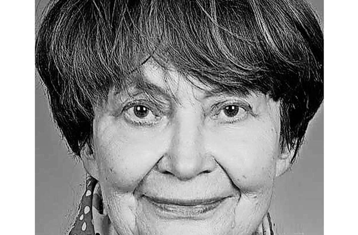 Stadträtin in Ludwigsburg: Elga Burkhardt mit 85 Jahren gestorben