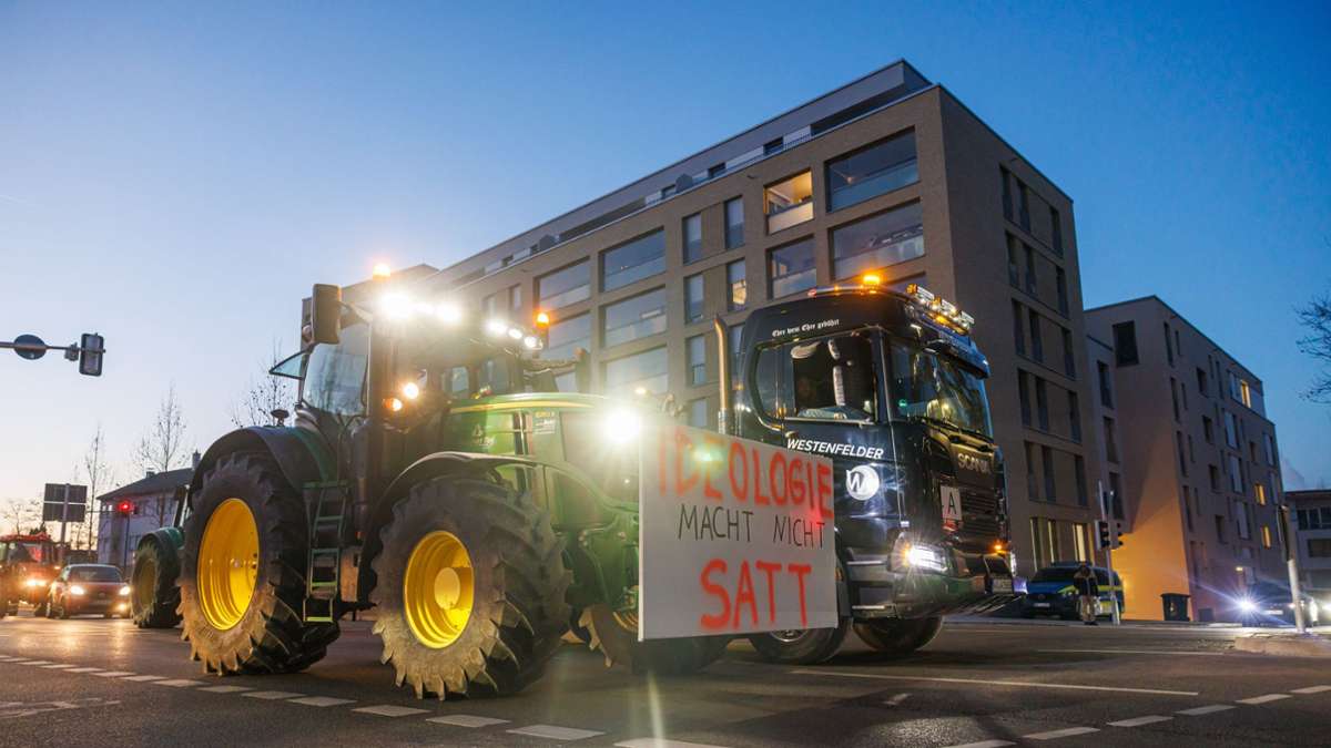Bauernproteste im Süden des Kreis Böblingen: Landwirte setzen Proteste am Freitag fort