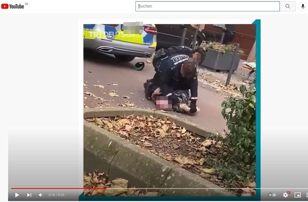 Video von Polizeieinsatz kursiert im Internet: Ein Fall von Polizeigewalt in Pforzheim?