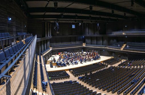 Probe der Münchner Philharmoniker im Konzertsaal der Isarphilharmonie Foto: ünchner Philharmoniker/Tobias Hase
