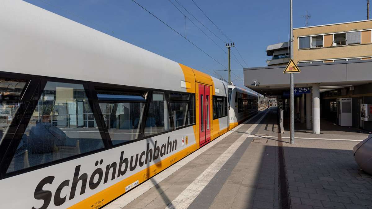 Zwischen Holzgerlingen und Dettenhausen: Schönbuchbahn fällt in den Sommerferien aus