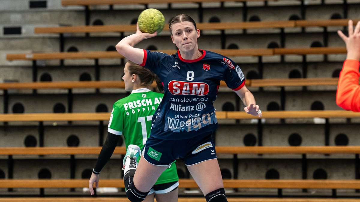 Handball-Oberliga Frauen: Über Nacht rutscht die SG H2Ku Herrenberg auf Platz zwei