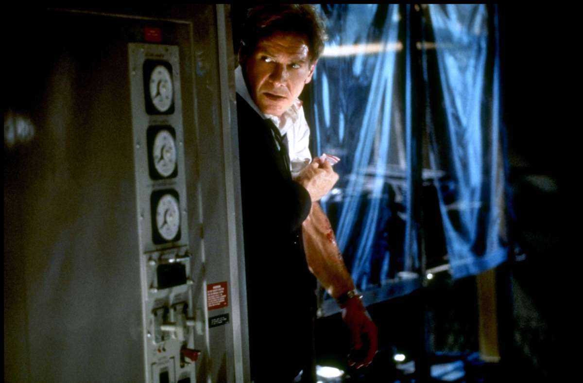 „Air Force One“ (Wolfgang Petersen, 1997): Harrison Ford als US-Präsident