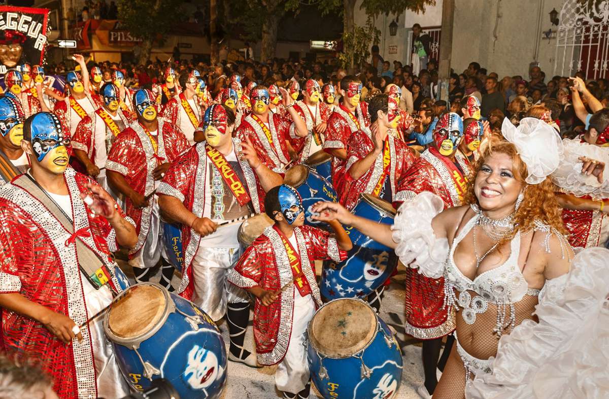 Das alles beherrschende Instrument des Candombe ist die Trommel.  „Candombe bezeichnet den Rhythmus Uruguays, den afrikanische Sklaven ins Land brachten. Foto: Marc Vor/satz