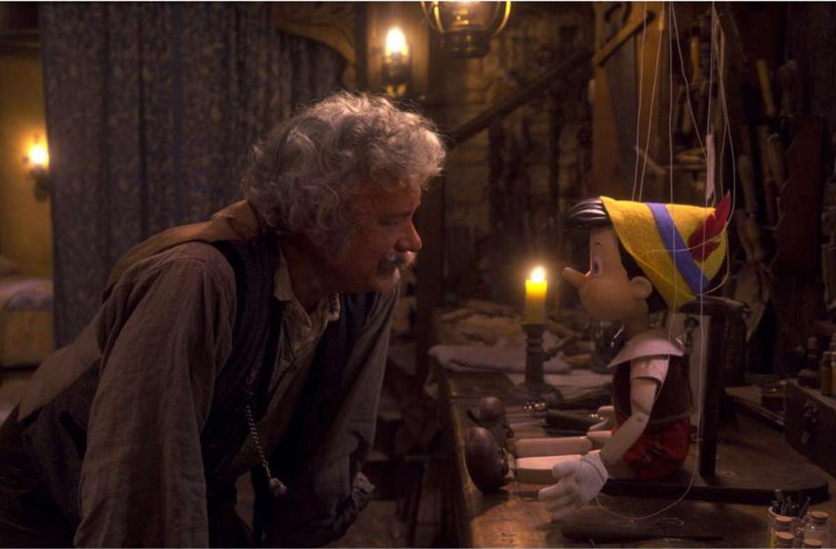 Tom Hanks als Gepetto: Disney veröffentlicht  „Pinocchio“-Foto