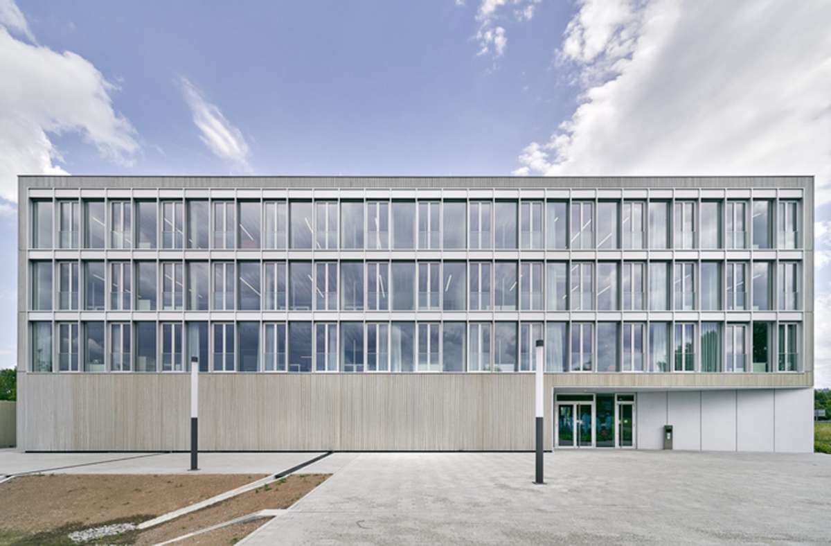 Das von  Birk Heilmeyer und Frenzel entworfene Preisträger-Gebäude der Hochschule Offenburg.