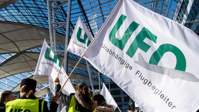 Lufthansa: Ufo ruft Flugbegleiter zu Streik auf