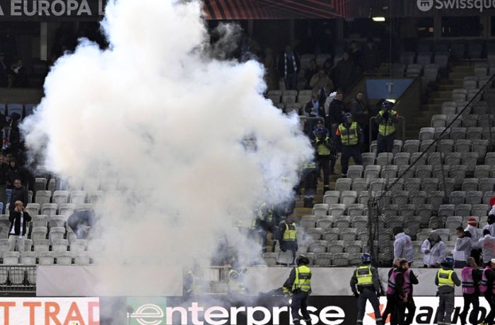 Europa League: Union-Spiel in Malmö von Fan-Ausschreitungen überschattet