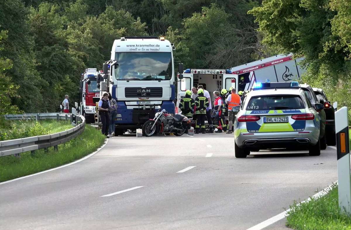 Der Unfall ereignete sich auf der Landstraße nach Schornbach.
