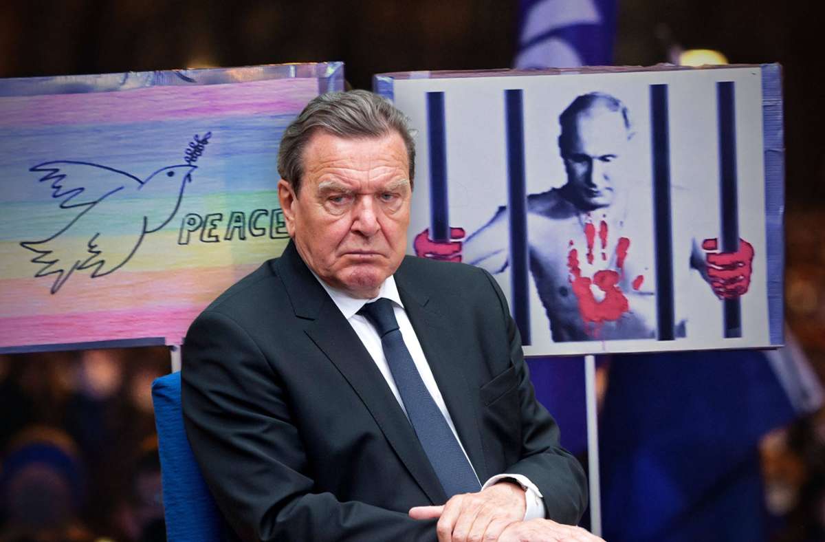 Verbrechen gegen die Menschlichkeit: Strafanzeige gegen Altkanzler Gerhard Schröder gestellt