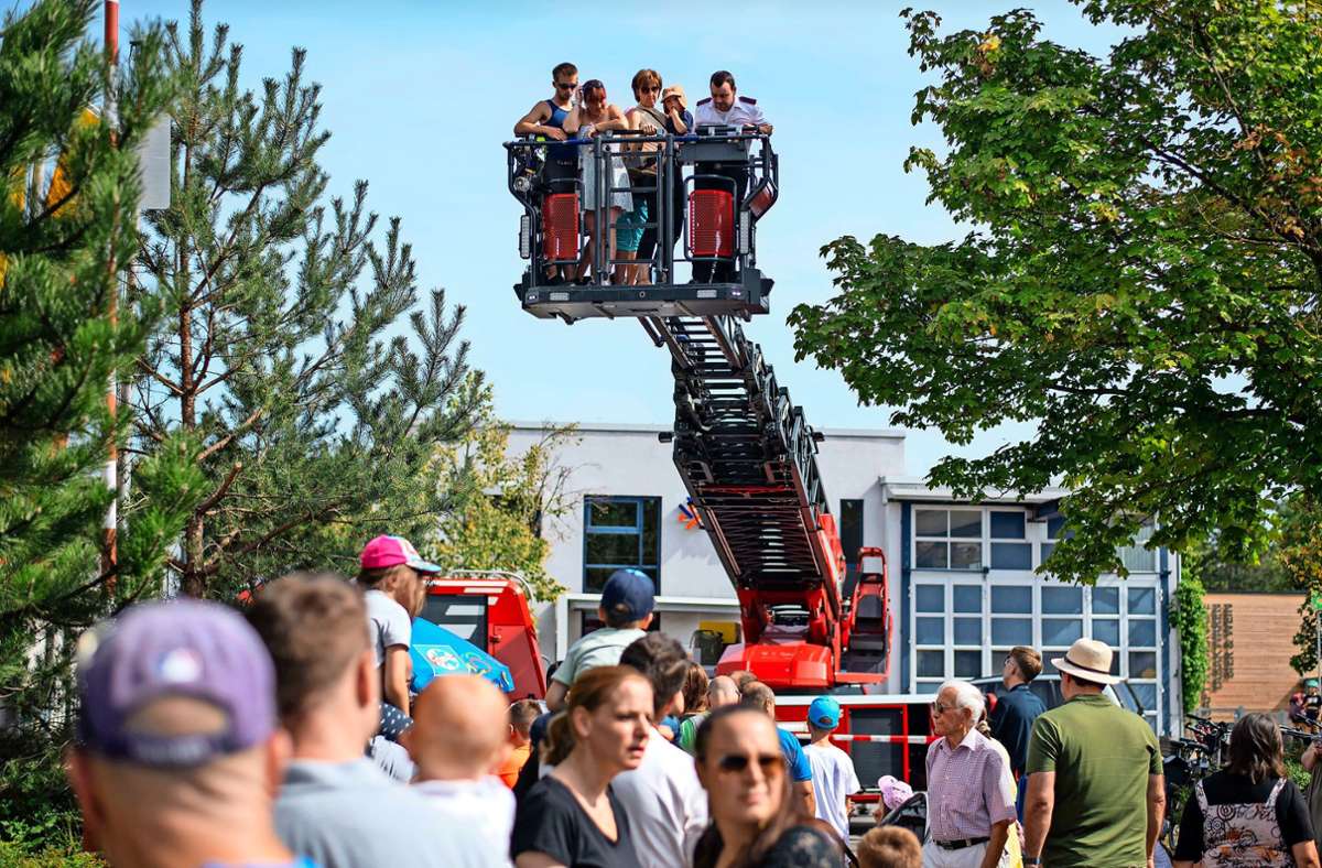 Tag der offenen Tür bei Feuerwehr Böblingen: Besucherrekord nach fünfjähriger Pause