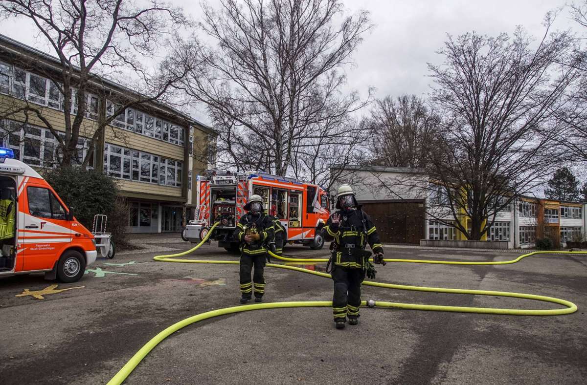 Brand im Kinderhort der Sommerhofen-Grundschule