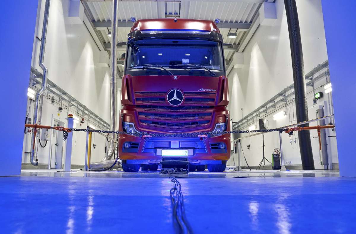 Daimler und Volvo tun sich bei Brennstoffzellen für Lkw zusammen. Foto: dpa/MediaPortal Daimler AG