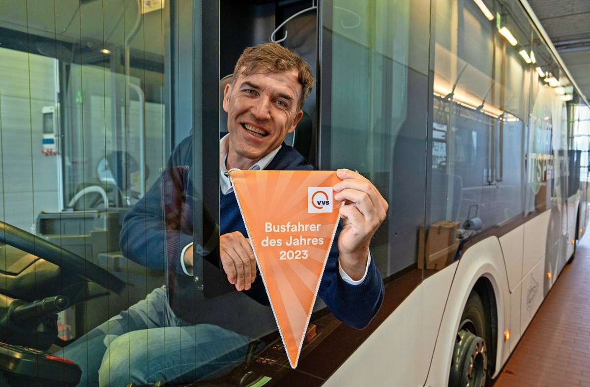 Auszeichnung im Kreis Ludwigsburg: Auf Umwegen zum Traumberuf Busfahrer