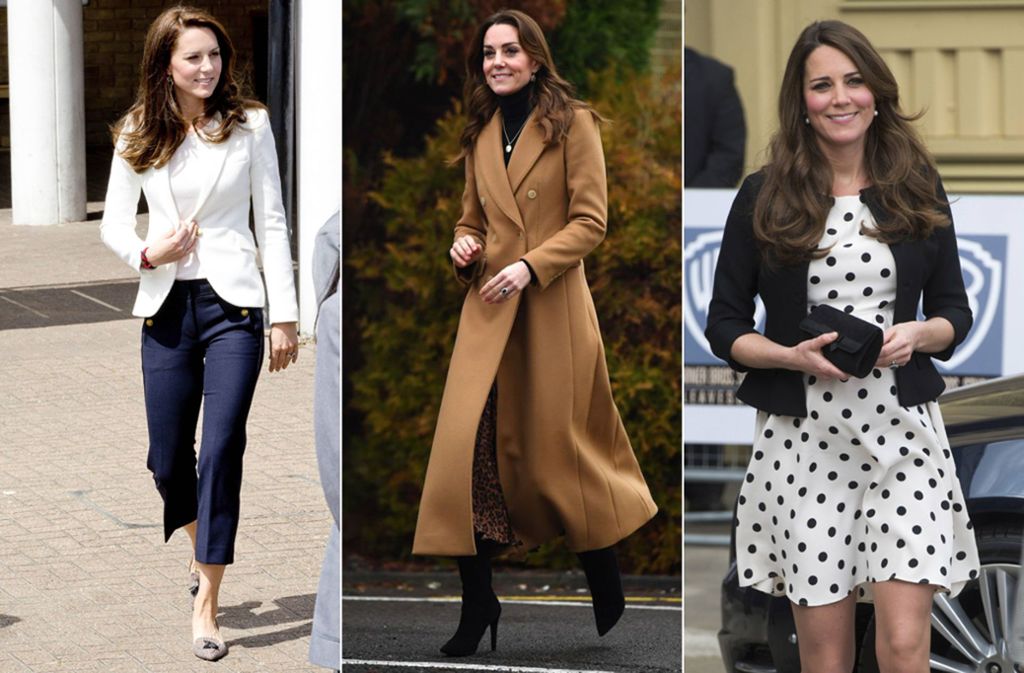 Drei Outfits, die kein Loch in den Geldbeutel reißen: Herzogin Kate trägt nicht nur Designermode.