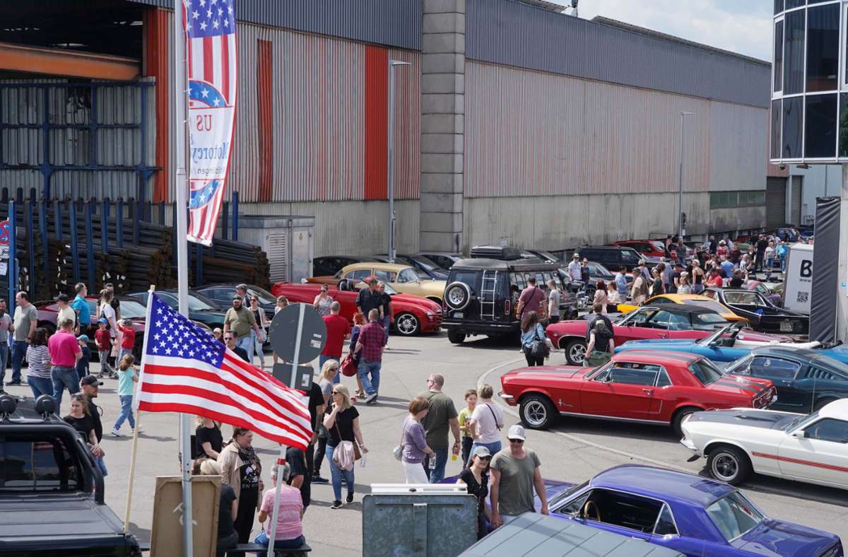 US-Car-Treffen: 500 Kultautos rollen zur Autoshow nach Waiblingen