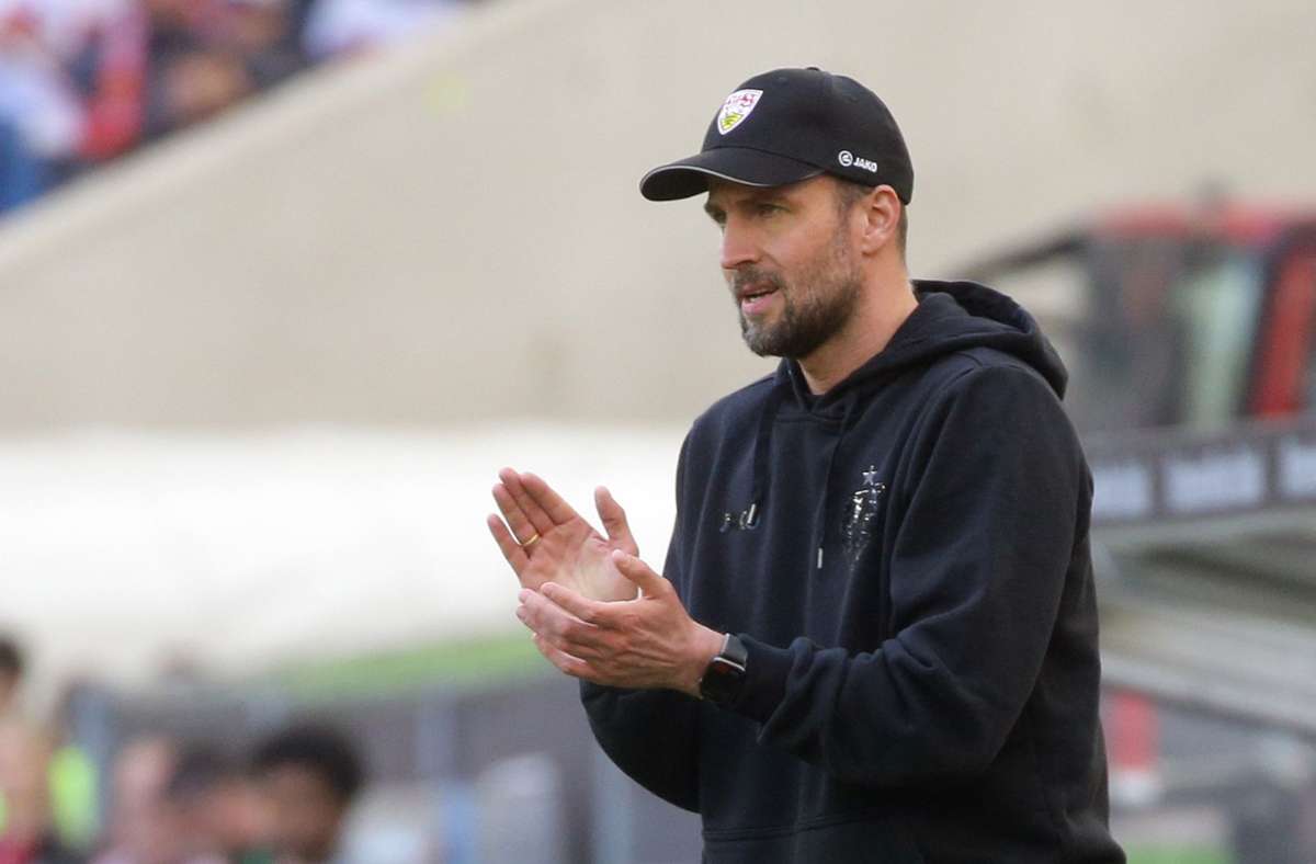 Seit Anfang April ist Sebastian Hoeneß Trainer des VfB Stuttgart.