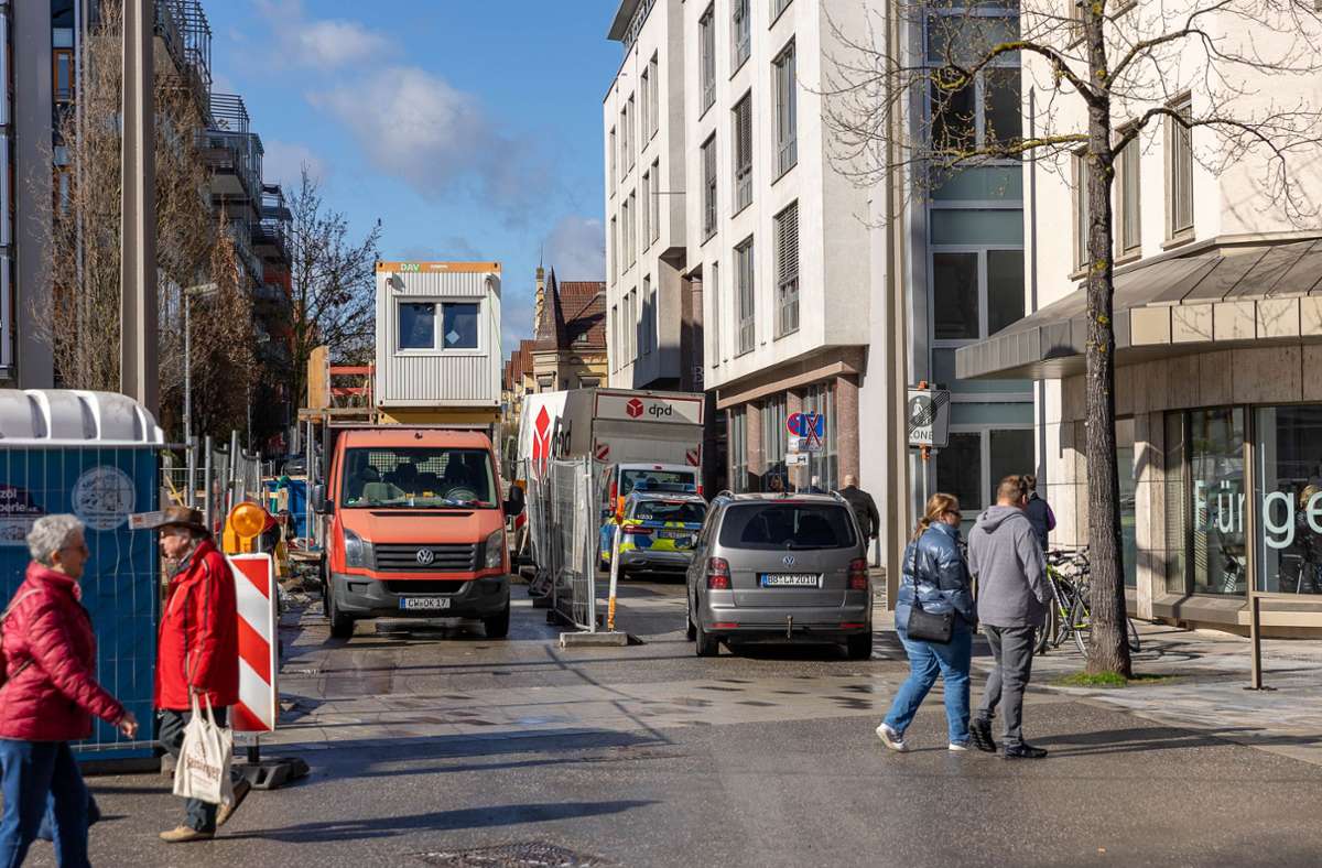 Baustellen in Böblingen: Sperrung in der Wilhelmstraße wird strikter durchgesetzt